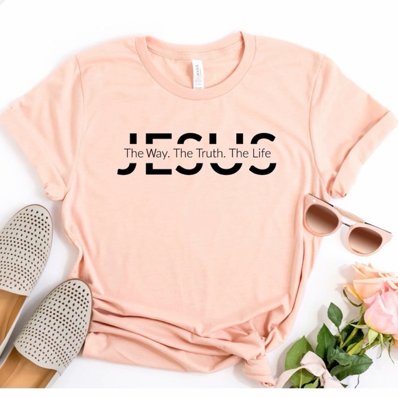 Bella Canvas Other - Bella Canvas Light Pink Faith Graphic Tee